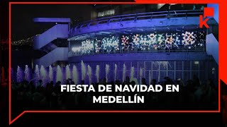 Medellín celebra la fiesta de luz en Navidad [upl. by Neyugn651]