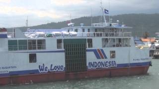 Ferry  Ketapang Java to Gilimanuk Bali [upl. by Stearne580]