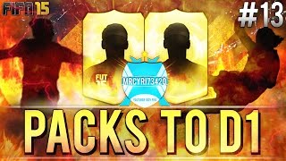 FUT 15 ••► PACKS TO D1 13  OMG LES PACKS  TROP DE CHANCE [upl. by Suicul444]