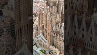 The Sagrada Família church Barcelona Spain shorts [upl. by Dry301]