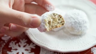 Snowball Cookies Recipe  Christmas Cookies [upl. by Yenttirb]