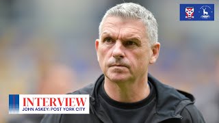 “We wanted to send the fans home happy” 🙌  John Askey post York City [upl. by Hael]