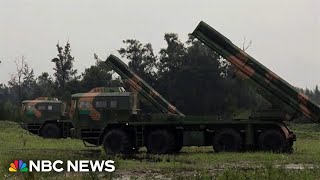 China holds military drill as punishment for Taiwan [upl. by Lehpar]