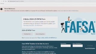 FAFSA form for 202425 opening in soft launch [upl. by Kimmie]