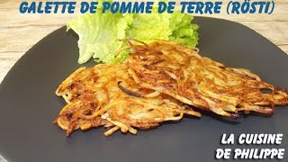 Galette de Pomme de Terre [upl. by Fondea]