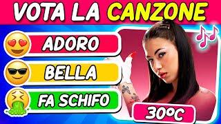 VOTA LA CANZONE  Tier List Canzoni Italiane 🇮🇹🎵  Quiz Cantanti Italiani [upl. by Forta]