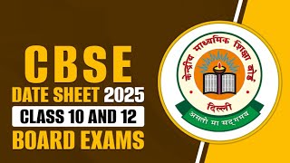 CBSE Class10th amp12th Date sheet out 🔥cbse cbseclass10 cbseclass12 [upl. by Enelear383]