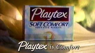 Playtex Soft Comfort Tampons Commercial 1997 [upl. by Ayhay]