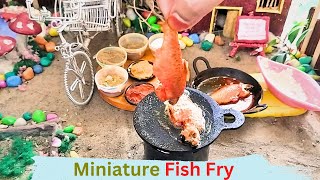 Miniature Fish Fry  Miniature Fish  Miniature Fish Making [upl. by Nitniuq]