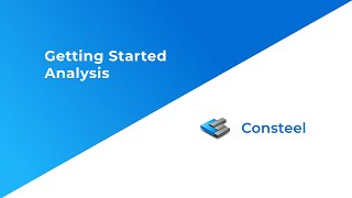 Getting Started with Consteel 14  Analysis  Haunched frame example part 3 [upl. by Charmine]