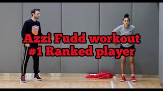 Azzi Fudd workout highlights with Chris Brickley [upl. by Tamberg916]