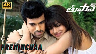 Preminchaa Video Song  Thoofan Telugu Movie Zanjeer 2013  Ram Charan Priyanka Chopra [upl. by Gherlein]