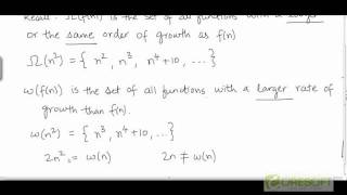 LittleOmega notation Definition and examples [upl. by Sirref]