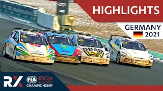 World RX2e Highlights Day 1  World RX of Germany  Electric Rallycross Highlights from Nürburgring [upl. by Treblah]