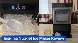 Insignia 44 lb Portable Nugget Ice Maker Review [upl. by Drain]