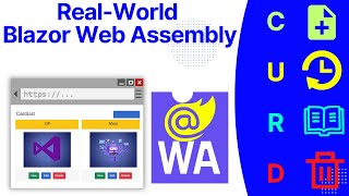 Blazor  Blazor web assembly  Curd operation  Real world example [upl. by Ettelracs658]