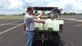 GNC Industries UTV Sprayer with 2Nozzle Boomless Boom [upl. by Eamaj409]