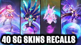 All 37 Star Guardian Skins Recall Animations League of Legends [upl. by Ariam291]