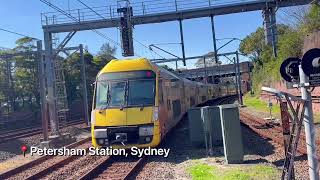 TrainPlane Movement at Petersham Sydney [upl. by Aramoy529]