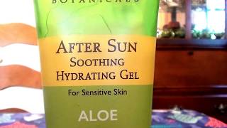 Babo Botanicals After Sun Soothing Gel Aloe hydrating sensitive skin REVIEW [upl. by Thedric]