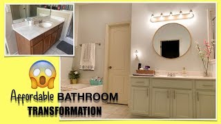 UPDATING MY BATHROOM FOR UNDER 200 [upl. by Sibelle]