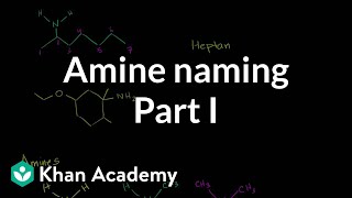 Amine naming introduction  Amines  Organic chemistry  Khan Academy [upl. by Nancey160]