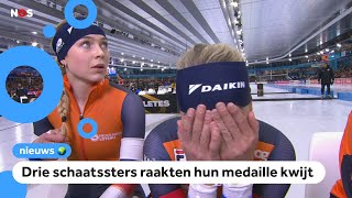 Tranen van vreugde en van verdriet tijdens WK schaatsen [upl. by Dloraj]