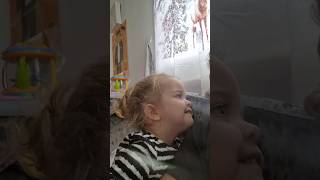 Baby Girl Cant Stop Laughing At Daddy🤣😍 cutebaby babygirl babyshorts [upl. by Caressa]