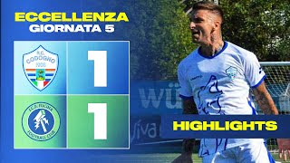 HIGHLIGHTS  ECCELLENZA  GIRONE B  RC CODOGNO  FCD FUCINA  3 di recupero [upl. by Waverly235]