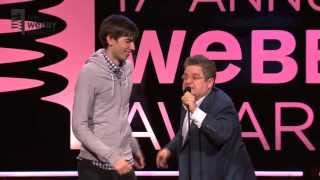 Patton Oswalt introduces Tumblrs David Karp [upl. by Novyad]