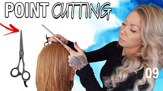 point cutting one length bangs amp quick layers [upl. by Ricoriki189]