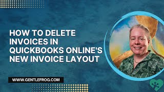 How to Delete Invoices in QuickBooks Onlines New Invoice Layout [upl. by Femmine313]