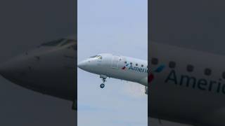 American Eagle ERJ170 departing to DFW from GSO american aviation dfw fyp viral plane shorts [upl. by Aciretnahs558]