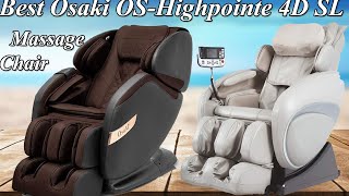 Top 5 Best Osaki OSHighpointe 4D SLTrack Massage Chair  Intelligent Voice Control [upl. by Castor944]