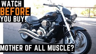 Watch BEFORE You Buy 060 mph Suzuki Boulevard M109R Ride Review Impressions Best Muscle Bike [upl. by Jeramie]