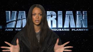 Meet Bubble Rihanna Talks Valerian [upl. by Assirralc]