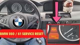 RESETARE SERVICE BMW E60  E61  SUPER USOR SI RAPID [upl. by Frye]