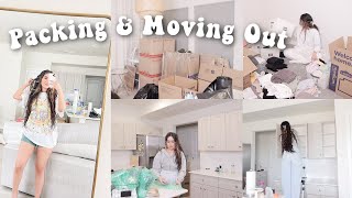 MOVING VLOG 2 Packing Up Moving In  Getting the Keys [upl. by Dera]