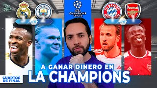 PRONÓSTICOS CHAMPIONS LEAGUE ⚽️🏆  APUESTAS DEPORTIVAS  FUTBOL EUROPEO  CUARTOS DE FINAL [upl. by Odiug]