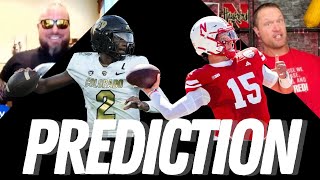 NEBRASKA VS COLORADO Prediction Adam Carriker amp Former Buff Matt McChesney ARGUE Huskers amp Buffs [upl. by Little]