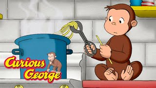 George Learns About Pasta 🐵 Curious George 🐵 Kids Cartoon 🐵 Kids Movies [upl. by Siuluj]