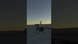 Cowan Simulations R22 Helicopter Landing [upl. by Eugatnom]