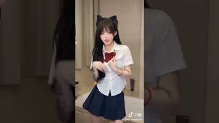 Gambare Gambare senpai dance in Beautiful girl tiktok shorts gambare viral youtubeshorts [upl. by Jehial]