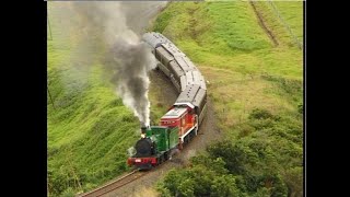 Australian steam locomotive 2705 amp diesel 4916  Nowra tour  May 1999 [upl. by Leamaj]