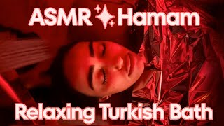 Relaxing Turkish Bath Ritual  Hamam ASMR [upl. by Niccolo]