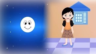 Chanda Mama Gol Gol  चंदा मामा गोल गोल  Hindi Poems For Kids [upl. by Wheeler]