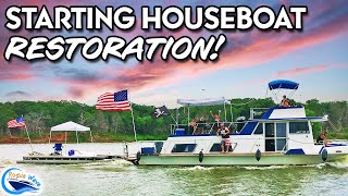 Restoring a 45 Year Old 6500 Houseboat [upl. by Inus]