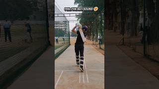 Feel the bat sound😍 naveenjk02 viral viralshort sound cricket youtubeshorts [upl. by Krys]