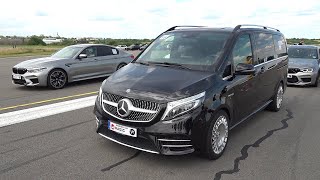 585HP Mercedes VITO V63 AMG 40L V8 BiTurbo  Engine SOUNDS Revs amp Drag Racing [upl. by Novehs]