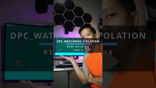 BSOD quick fix DPCWATCHDOGVIOLATION PART 4 shorts [upl. by Netsirc]